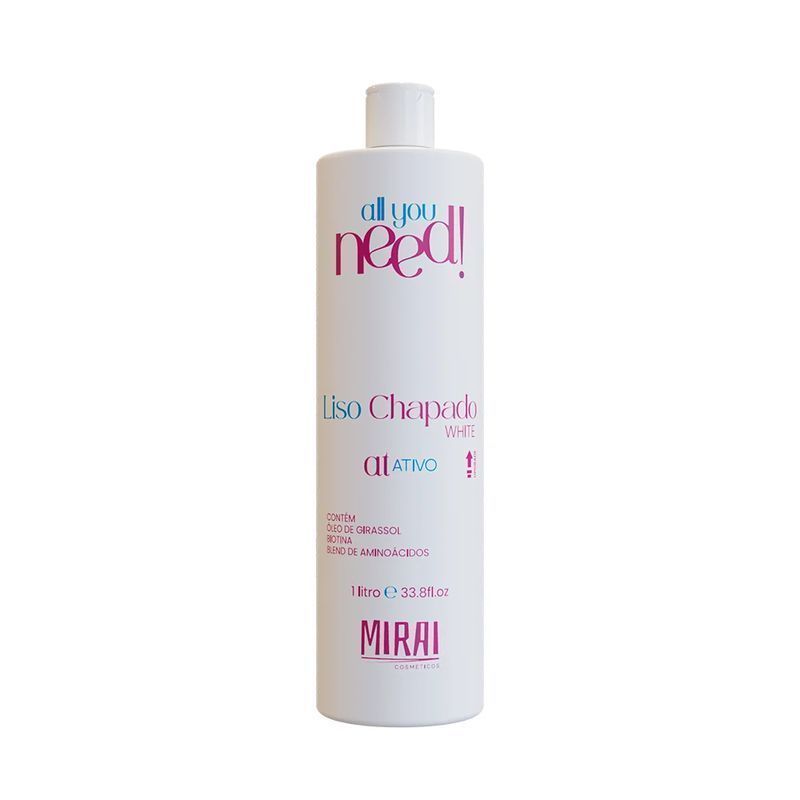 Alisado liso chapado withe - 1lt